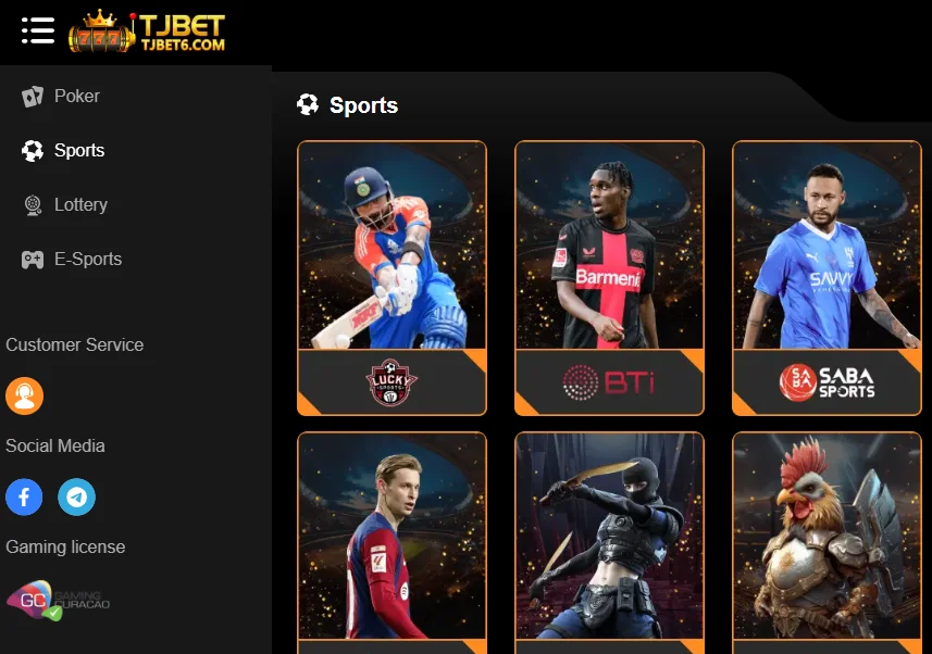 Sports Betting on TJ Bet UZ